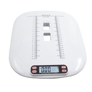 เครื่องชั่งน้ำหนักเด็กแบบพกพาคุณภาพสูง รับน้ำหนักได้ 20 กก. ถึง 150 กก. ผลิตจากวัสดุ ABS พร้อมหน้าจอ LCD ความละเอียดสูง รองรับ 4 หน่วยการชั่ง ถาดรองน้ำหนักสูง 70 ซม. รุ่น 628 Baby S - Product Image 4