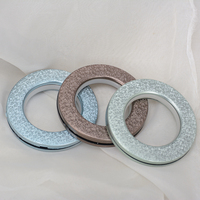 Starcoco — accessoires pour rideaux, anneaux en métal noir, vente en gros