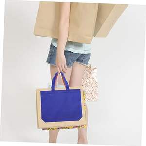 Custom Logo Snack Goods Party <b>Easter</b> Ultrasonic Tote Bulk Reusable Small Colored Non Woven <b>Bags</b> Plain - Product Image 3