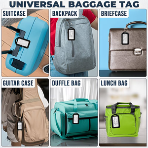 Étiquette <span class=keywords><strong>de</strong></span> bagage avec anneau en acier inoxydable pour valises, étiquette <span class=keywords><strong>de</strong></span> sac <span class=keywords><strong>de</strong></span> voyage, étiquette nominative et d'adresse pour <span class=keywords><strong>bagages</strong></span>, porte-clés, numéro d'hôtel - Product Image 5