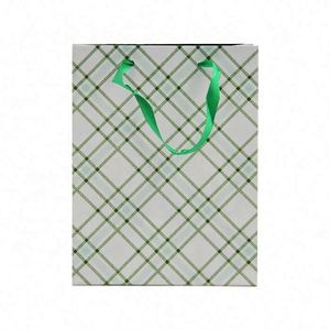 Sac en papier cadeau de luxe de bonne qualité, imprimé sur mesure, avec poignées en ruban - Product Image 3