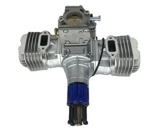 DLE130 Drone <b>Gasoline</b> Engine 130CC Two-cylinder Two-stroke Natural air Cooled Hand Start 130CC Displacement - Product Image 2