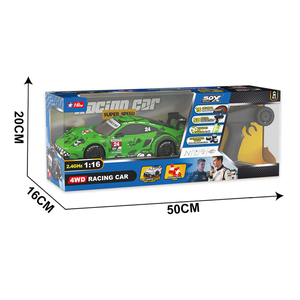Voiture RC 4x4 à l'échelle 1:16 avec effet de fumée en option, télécommande proportionnelle 2,4 GHz et éclairage LED - Product Image 3