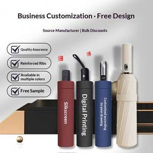 Parapluie en nylon personnalisé avec logo imprimé UV, parapluie automatique pour la pluie et le soleil, pour cadeaux d'entreprise, campagnes publicitaires - Product Image 1