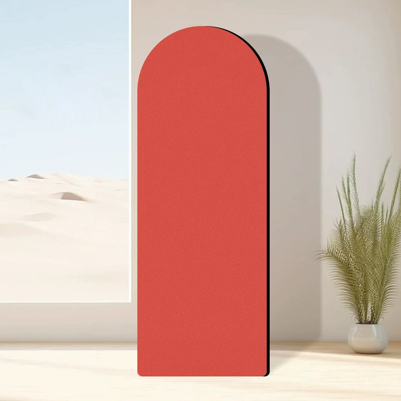 Tapis de yoga rouge bicolore