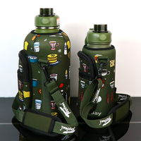 Bouteille isotherme double paroi en acier inoxydable de haute qualité, personnalisable en gros pour la gym et le sport