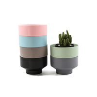 Petits pots de fleurs en plastique Yicai Garden Nursery Table pour plantes succulentes, cactus, herbes, décoration intérieure