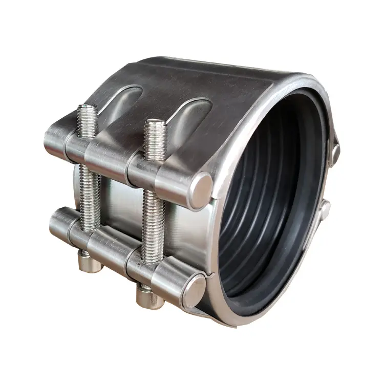 Abrazadera de tubo de acero inoxidable utilizada para reparación de fugas de tuberías o conexión de tuberías Clip de reparación de fugas 304