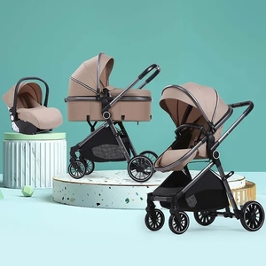 Cochecito de bebé de lino portátil 3 en 1 con características duraderas y cómodas - Product Image 6