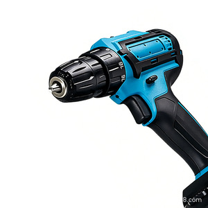 Taladro Eléctrico de 20 V con Motor de Escobillas, Velocidad Variable, Mandril de Trinquete, con Dos Baterías y un Cargador para Construcción en Exteriores - Product Image 1