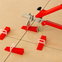 Système de nivellement de carreaux haute efficacité en PP, design moderne, 1 mm, 2 mm, clips et cales pour murs et sols