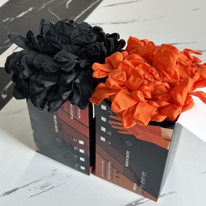 <span class=keywords><strong>Gants</strong></span> en <span class=keywords><strong>nitrile</strong></span> texturés diamantés noirs et oranges, robustes, 10 mil et 12 mil, pour la réparation automobile, les mécaniciens et les travaux mécaniques - Product Image 5