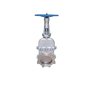 China Manual Knife Gate Valve High Temperature DN15-DN400 Wafer Type Hydraulic Slurry Water Hard Seal General Application