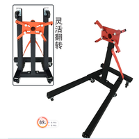 Support de retournement de moteur en acier 2000 lb, outil de réparation automobile pour utilisation universelle, OUTILS MANUELLES POUR VOITURE