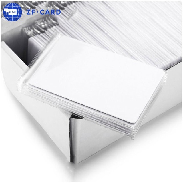 White Business Card RFID ISO14443A for MIFARE(R) Classic 1K Chip 13.56MHz Payment Cards Manufacture PVC Blank Card