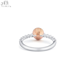 Anillo de Diamantes Rosados de Alta Calidad Increíblemente Hermosos, Serie de Anillos de Compromiso de Oro Sólido de 18K, Anillo de Diamantes Rosados Naturales Reales - Product Image 3