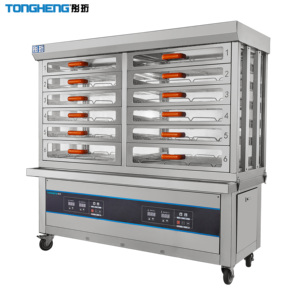 China Manufactured Buns <strong>Warmer</strong> Showcase Food <strong>Warmer</strong> Display for Hotel - Product Image 4