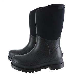 Embout Composite Extérieur de Sécurité de Travail En Caoutchouc Néoprène Hiver Chaud Hommes Bottes De Chasse - Product Image 2