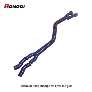 Tubo de Escape Central Individual de Fábrica para BMW M3 M4 G80 G82 S58 3.0T 2019-2024, Tubo de Escape de Aleación de Titanio de 3.5 Pulgadas - Product Image 5