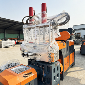 เครื่องรีไซเคิลพลาสติกแบบสกรูเดี่ยว ยี่ห้อกวนเซิง สำหรับการรีไซเคิลเชิงพาณิชย์ สายการผลิตสำหรับการสร้างพลาสติกใหม่จากของเสีย พร้อมอุปกรณ์เครื่องอัดรีด - Product Image 6