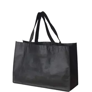 थोक मूल्य कस्टम मुद्रित रीसायकल पुन: प्रयोज्य पीपी टुकड़े टुकड़े में गैर बुना ढोना शॉपिंग बैग गैर बुना शॉपिंग बैग