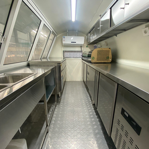 Nouvelle remorque alimentaire ronde en fibre de verre personnalisée avec système de paiement multiple et transactions sans argent liquide - Product Image 3