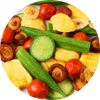 Smakelijke En Gezonde Gemengde Gedroogde Fruit-En Groentechips-Ideaal Om Onderweg Te Snacken