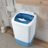 7kg Home Electric Appliance Semi-automatic Top Loader Washing Drying Machine