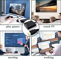 Cable Convertidor de Audio y Video HDTV a VGA al por Mayor para Computadora, Proyector y Monitor Hdm1