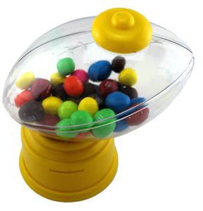 Gumball Chocolate Nuts Snacks Dispenser <strong>American</strong> Football Shape GVM06G for Sale - Product Image 1