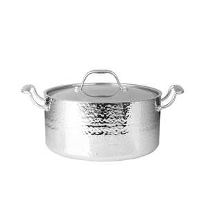 14/16/18/20Cm <span class=keywords><strong>3</strong></span> capa de oro de acero inoxidable 304 antiadherente cacerola con tapa - Product Image 4