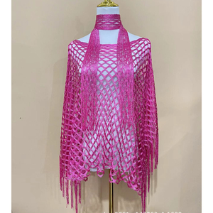 Scialle HZM-61184 donna 1920 anni lunghi scialli, scialli da sera in maglia lavorata a maglia per festa/matrimonio/formale/notte di Harlem - Product Image 1