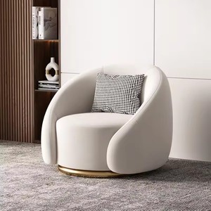 Rotatable Luxury Leisure <b>Chair</b> Nordic Style Fabric Living Room Sofa Minimalist Home Furniture - Product Image 6