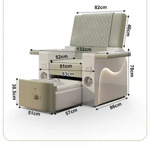 Hot Selling Fashion Popular Massage Sofa Furniture Foot Pedicure Chair Luxury Leather Salon Spa Chair