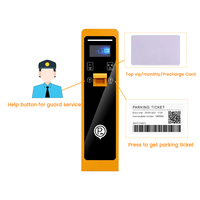 Système automatique de barrière de stationnement de carte de robinet RFID en métal contrôle de paiement de code QR avec système de barrière de dispositif de stationnement de distributeur de billets