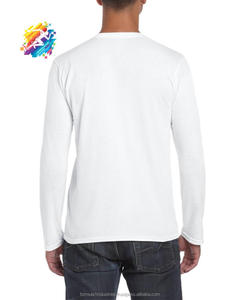 เสื้อยืดแขนยาวลายทางผู้ชายผ้าฝ้ายคุณภาพสูง 100% แบบเรียบง่าย สวมใส่สบาย เป็นมิตรกับสิ่งแวดล้อม และระบายอากาศได้ดี - Product Image 2