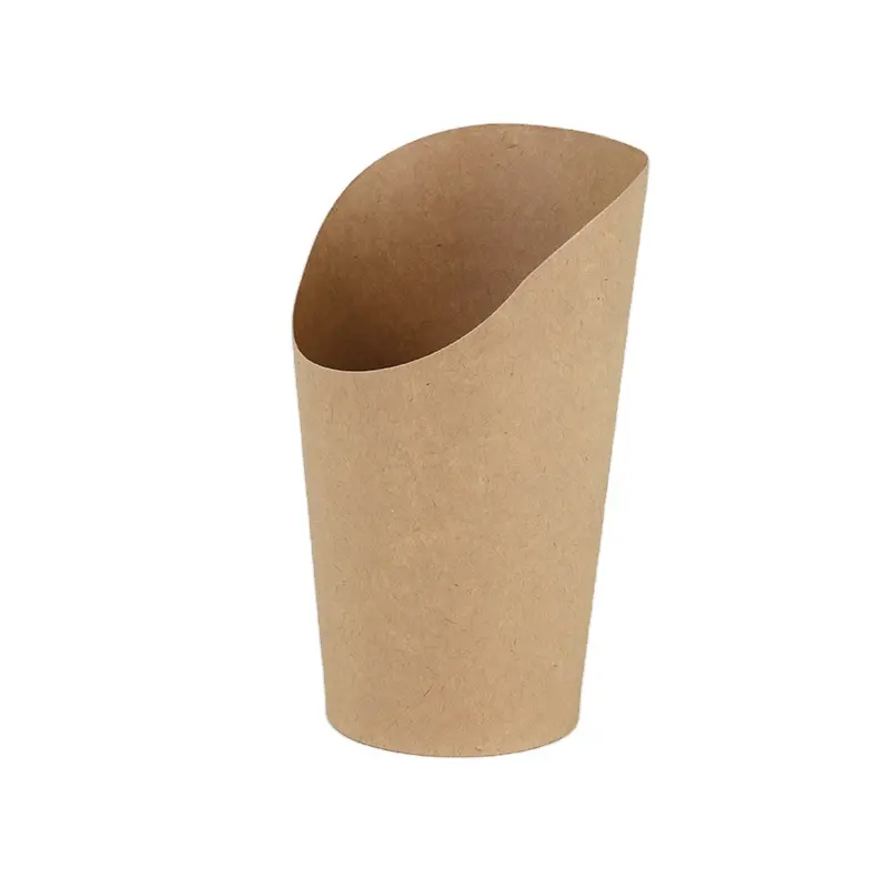 paper container newly style of kraft disposable 12oz chips packaging cups