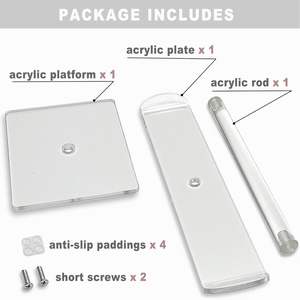 Support de bandeau en acrylique, support transparent pour accessoires de cheveux pour filles - Product Image 1