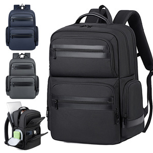 Sac à dos professionnel pour homme, design élégant, écologique, portable, imperméable, en polyester, grande capacité, multifonctionnel, pour ordinateur portable, design arqué - Product Image 1