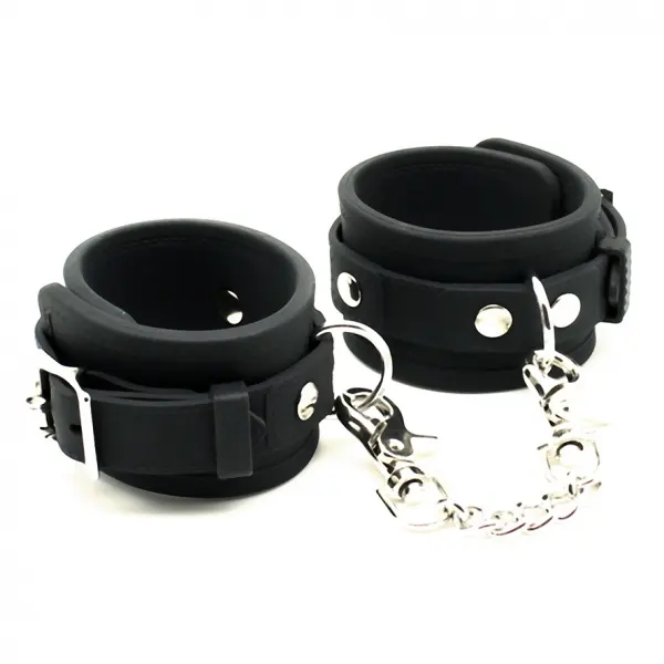 Hand Leg Cuffs Ankle Wrist Restraints Stainless Steel Bondage Harness Neck Collar Arms cuffs For Sex Games Slave BDSM