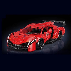 Mould <span class=keywords><strong>King</strong></span> 15057 <span class=keywords><strong>Voiture</strong></span> de course rouge 2-en-1 transformable en robot, modèle en briques, <span class=keywords><strong>jouet</strong></span> pour enfant, cadeau d'anniversaire pour enfants, 1365 pièces de blocs de construction - Product Image 3