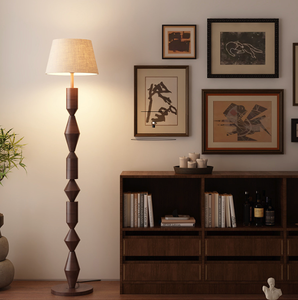 Lampe de sol en forme de gourde de style nordique, minimaliste, décorative, pour le salon, la chambre à coucher, près du canapé, près de la télévision - Product Image 6