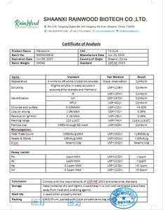 Rainwood Melatonin Factory Supply Melatonine Cas 73-31-4 Natural Melatonin Powder - Product Image 2