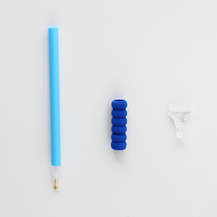 Vente en gros Kit d'outils de peinture diamant 5d Blue Point Drill Pen avec une pointe de stylo Diy Art Diamond Embroidery Accessories Six pièces