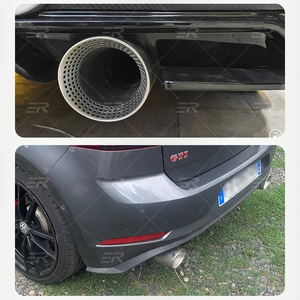 89mm 101mm 114mm Outlet Universal xe ống xả sửa đổi đuôi họng Đuôi Ống thép không gỉ xe exhaust <span class=keywords><strong>tip</strong></span> tailpipe - Product Image 5