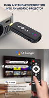 2025 H96 MAX Amlogic S905L TV Stick Android 14-inci 4K Terbaru dengan Remote Kontrol Suara BT 2+16GB Dual Wi-Fi