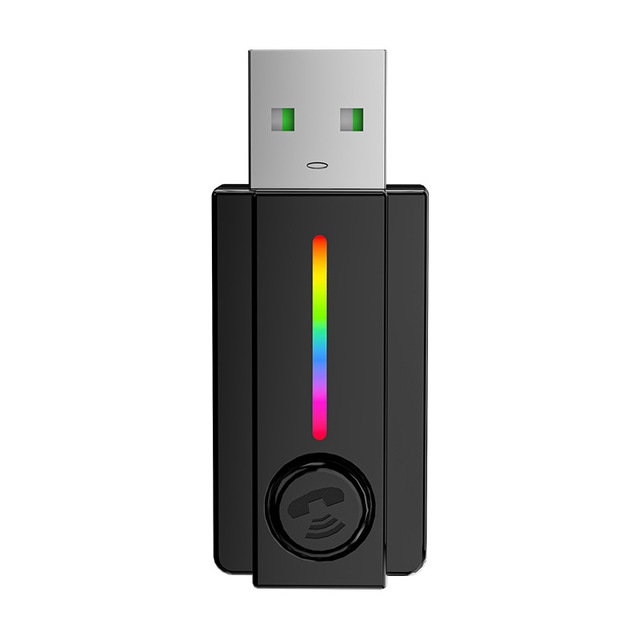 USB BT 5.3 Adapter Wireless Audio BT Dongle for Music Reception on Computer PC & Laptop Audio & Video Acce