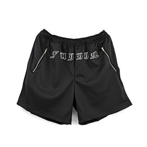 Pantalones cortos de malla de poliéster para baloncesto, pantalones cortos de gimnasio para hombre, pantalones cortos de poliéster de entrenamiento de malla de secado rápido personalizados de malla de 5 pulgadas - Product Image 2