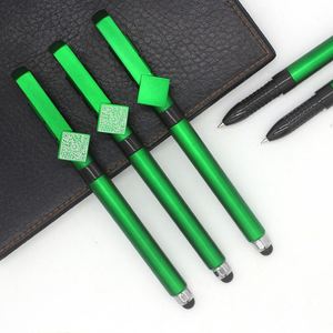 Stylo publicitaire rétractable personnalisé avec logo, bannière publicitaire en plastique avec papier intégré - Product Image 3