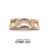 Boucles de chaussures plaquées or, barre longue, nœud papillon géométrique tressé, chaîne cœur tendance, double D superposée, accessoire de chaussures pour femme